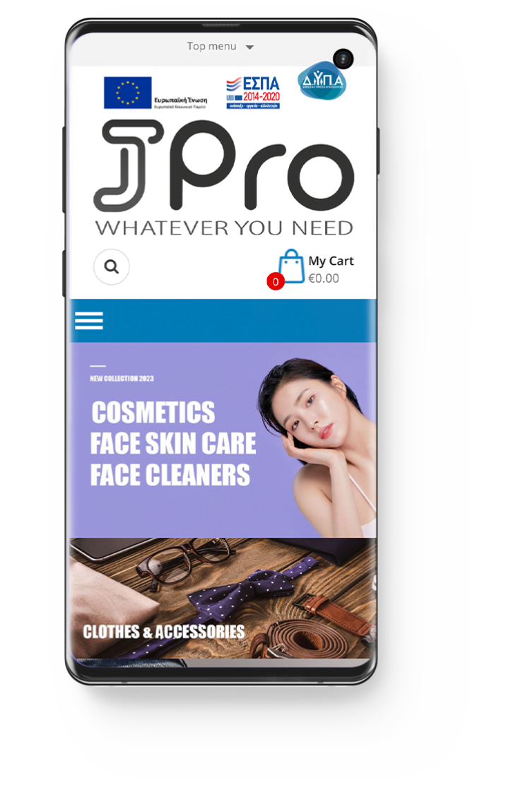 JPRO - Κατασκευή eshop 6 Κατασκευή Ηλεκτρονικού Καταστήματος - eShop με επιδότηση ΕΣΠΑ jpro.gr